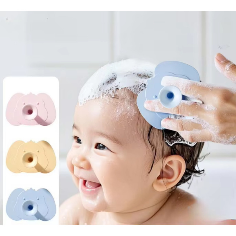 Hair Care Kit - แปรงแชมพูซิลิโคนสำหรับเด็ก หวีผม แปรงอาบน้ำนวดเด็ก อุปกรณ์ดูแลเด็ก ชุดดูแลและสุขภาพ