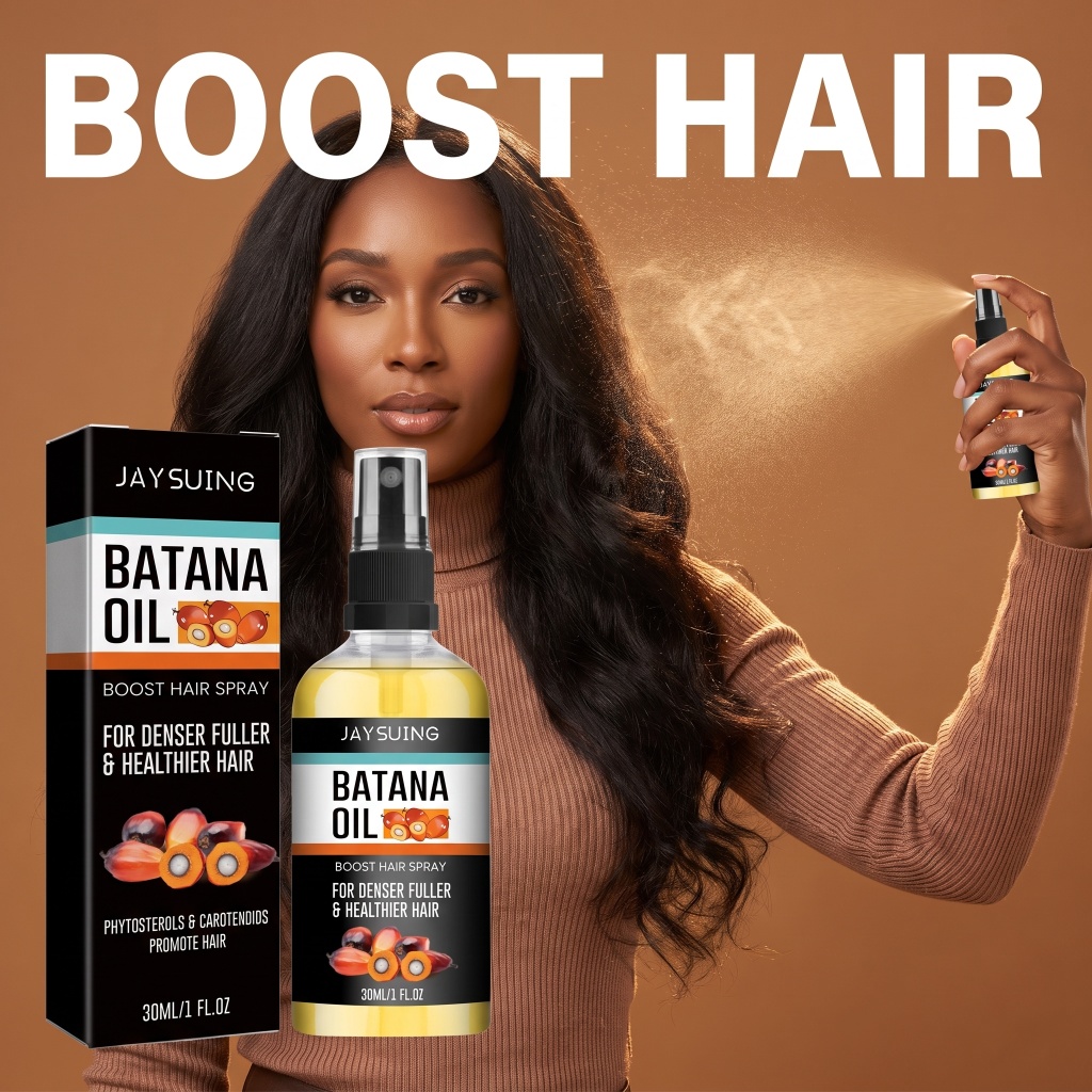 Hair Care Orange - สเปรย์บำรุงผมบาตานา ออยล์ บูสต์ สารอาหารจากพืช บำรุงหนังศีรษะ เพิ่มความหนาให้ผมบางและขาดบางๆ