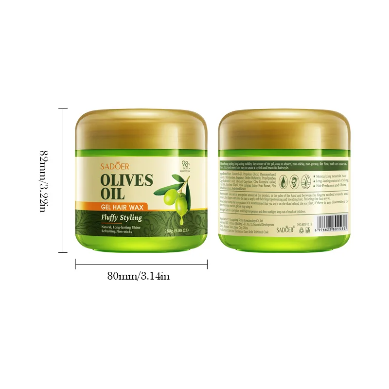 Hair Care Olive Oil - SADOER โอลีฟ ออยล์ นอริชชิ่ง แฮร์ เจล
