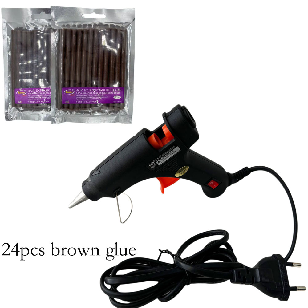 ปืนกาวร้อน DIY แบบใช้ความร้อน  - Glue Gun Hair บทวิจารณ์และราคา