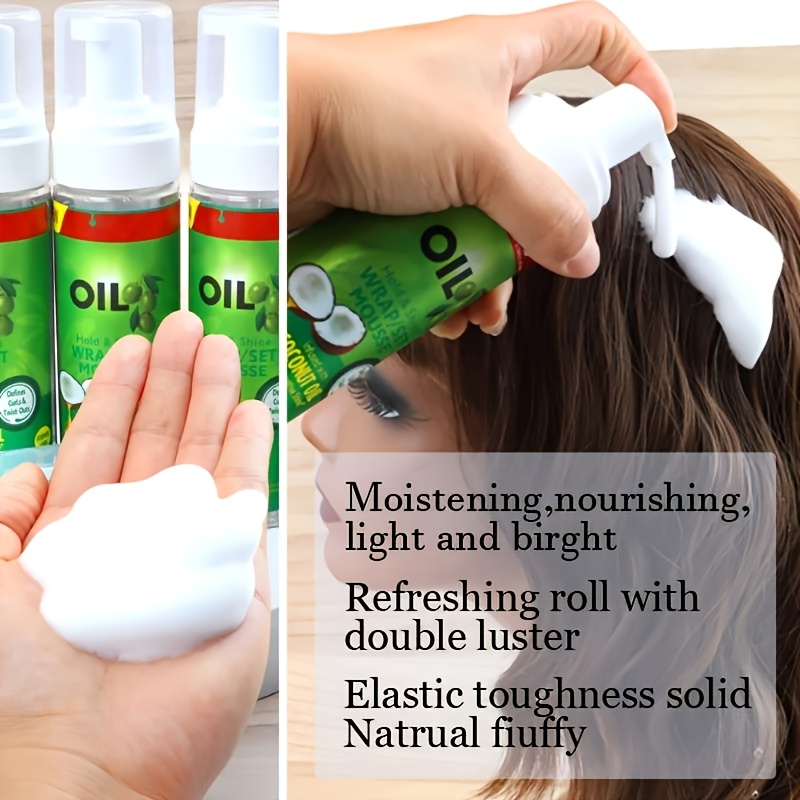 มูสจัดแต่งทรงผมแบบลอน, โฟมจัดแ - Hair Care Olive Oil บทวิจารณ์และราคา