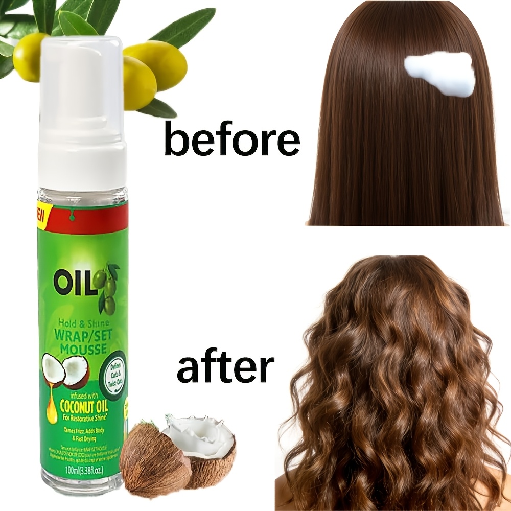 มูสจัดแต่งทรงผมแบบลอน, โฟมจัดแ - Hair Care Olive Oil บทวิจารณ์และราคา