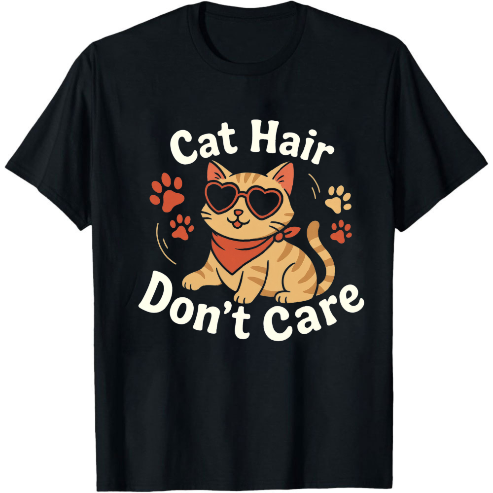 เสื้อยืดลายกราฟิก Cat Hair Don - Hair Care Orange บทวิจารณ์และราคา