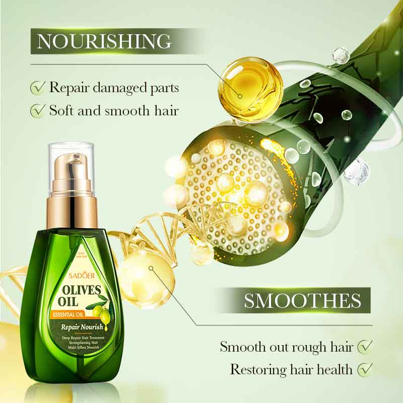 Olive Qihuan Shining Hair Care - Hair Care Olive Oil บทวิจารณ์และราคา