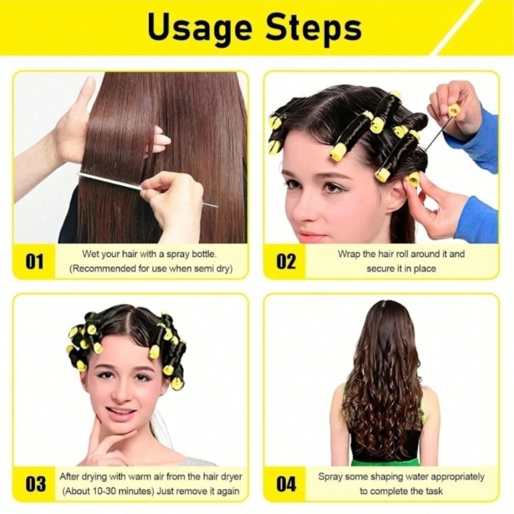 ชุดแกนม้วนผม 20 ชิ้น สำหรับผมธ - Hair Care Kit บทวิจารณ์และราคา