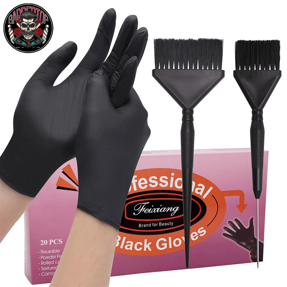 ชุดแปรงถุงมือยางสำหรับย้อมผมแบ - Hair Care Kit บทวิจารณ์และราคา